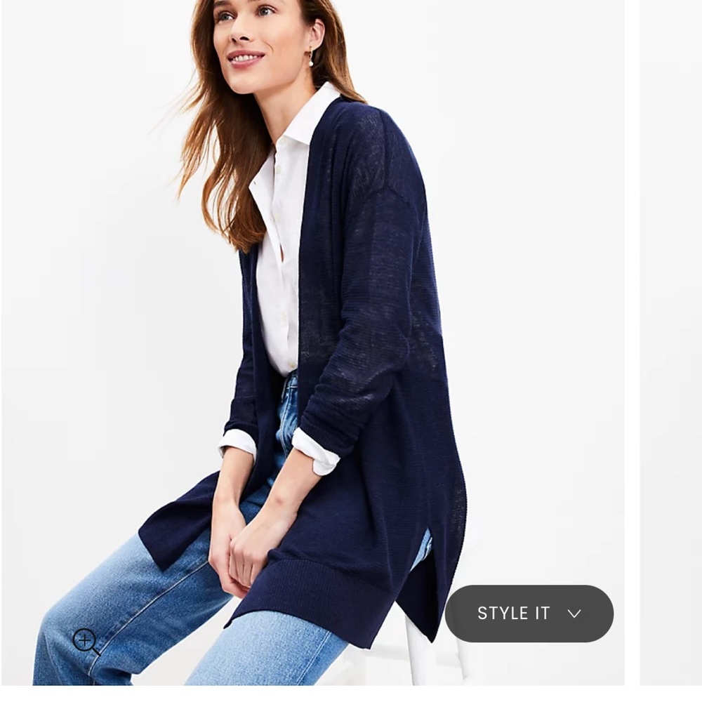 Long cardigan sweater